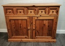 quality solid rustic pine sideboard