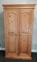 Quality solid pine double wardrobe