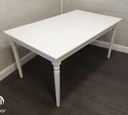 lovely white extending table