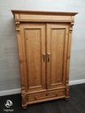 lovely antique old pine wardrobe