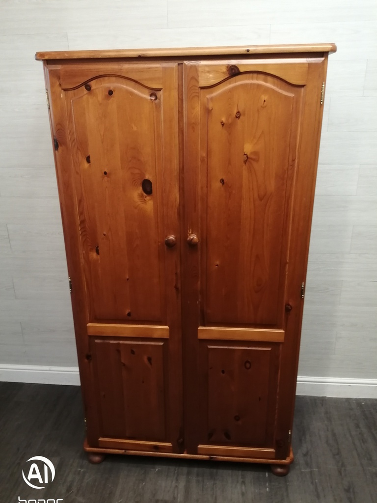 double pine wardrobe