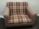 Large Tartan Cuddle Chair