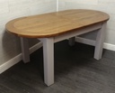 lovely oak extending dining table