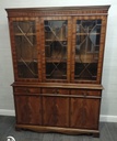 mahogany repro glazed display unit