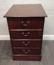 Repro mahogany Two Drawer Filing Cabinet