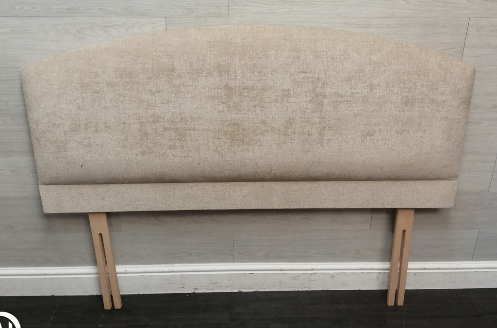 4FT6&quot; cream FABRIC HEADBOARD