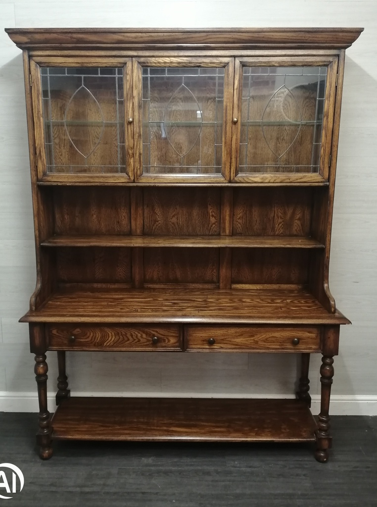 stunning  oak large display dresser