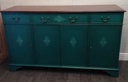 stunning large painted sideboard