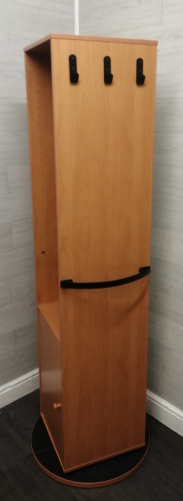Swivel mirror wardobe unit