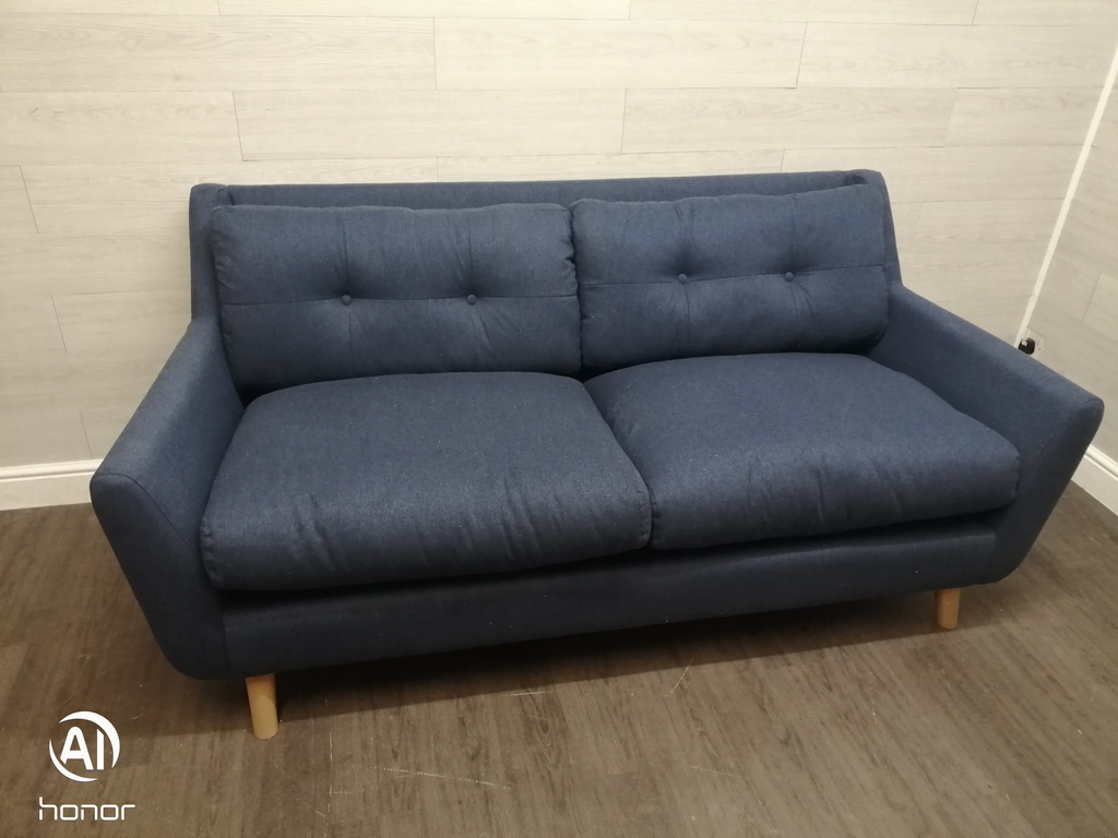 lovely modern blue sofa