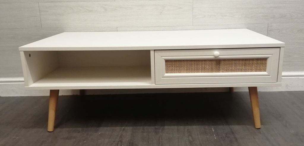 modern white centre coffee table