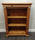 quality neat solid pine bookcase