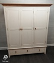 SHAKER STYLE CREAM TRIPLE WARDROBE