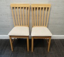 Pair of dining chairs