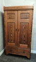 Old pine double wardrobe
