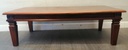 Large Dark Wood Coffee Table