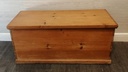 LOVELY OLD PINE BLANKET BOX