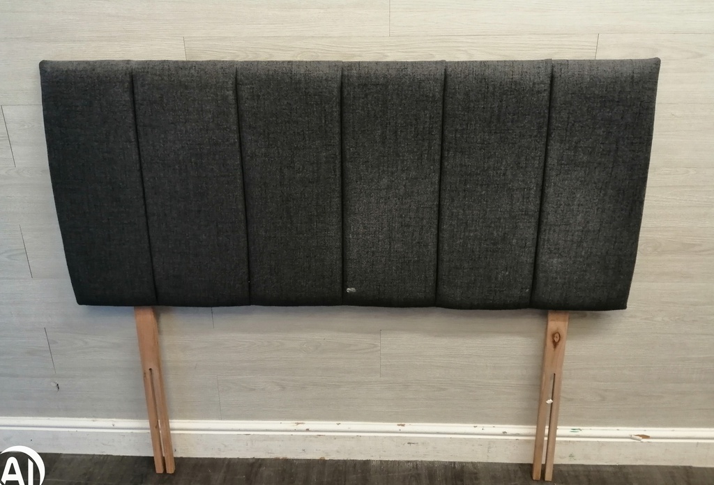 4FT6&quot; GREY FABRIC HEADBOARD