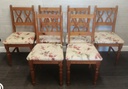 Set of 6 padded Dining Chairs