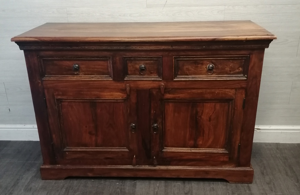 Quality solid sheesham wood sideboard