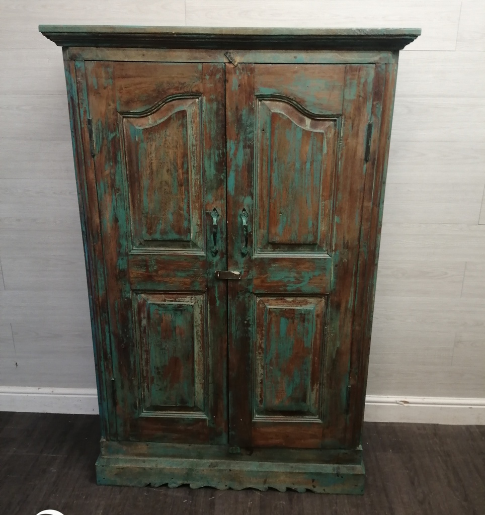 Stunning rustic painted solid wood quality cupboard
