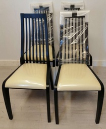 [HF11408] SET OF FOUR EX SHOW HOUSE NEW DINING CHAIRS
