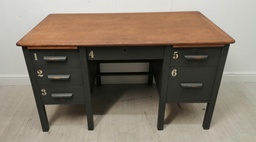 [HF13035] GREAT PAINTED grey NUMBERED DESK