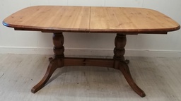 [HF14442] PINE EXTENDING DINING TABLE