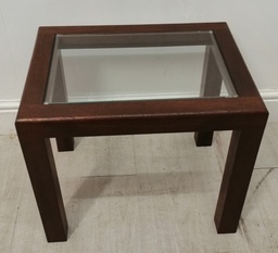 [HF14647] GLASS TOP side TABLE