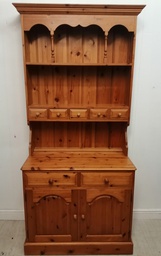 [HF14700] neat solid pine dresser unit
