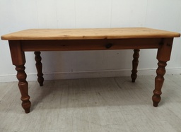 [HF14756] 5ft solid pine dining table
