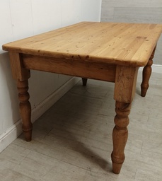 [HF14757] solid pine dining table