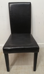[HF14739] SINGLE faux leather DINING CHAIR