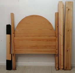 [HF14976] solid pine quality four poster bed frame
