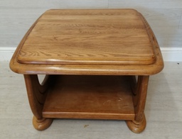 [HF15021] chunky oak side table