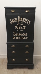 [HF15029] stunning painted  drinks cupboard