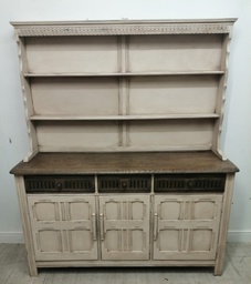 [HF15187] lovely vintage painted elm dresser