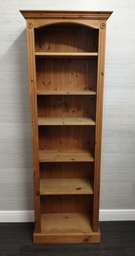 [HF15462] NARROW solid PINE BOOKCASE