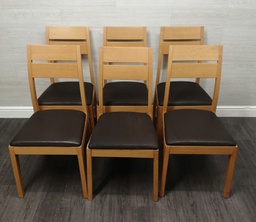 [HF15890] SET OF 6 ERCOL siena DINING CHAIRS