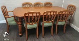 [HF15958] john lewis classic table and 8 chairs