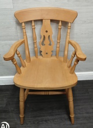 [HF16064] Fiddle Back Carver dining Chair