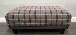 [HF16060] lovely grey check coffee table footstool