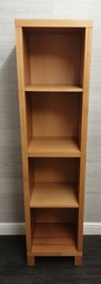 [HF16145] modern narrow black bookcase