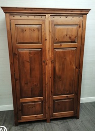 [HF16178] lovely rustic mexican pine wardrobe