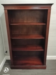 [HF16223] mahogany REPRO DARK WOOD BOOKCASE