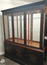 [HF16297] Large Painted  Glazed Top  Display Unit