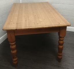 [HF16346] 5FT SOLID PINE DINING TABLE