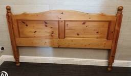 [HF16440] quality solid pine 5ft headboard