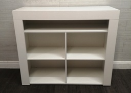 [HF16684] white gloss neat sideboard unit