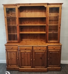 [HF17050] DUCAL Large Part Glazed Pine Dresser